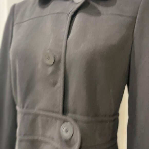 MAX STUDIO ELEGANT MINIMALISTIC COAT BLAZER SIZE 0 XSMALL - Picture 9 of 12